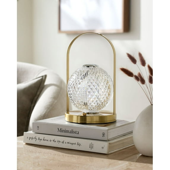 Mark&Day Table Lamps, Darryn Traditional Bedside Table Lamp for Nightstand Bedroom, Living Room or Office (10" H x 6" W x 6" D)