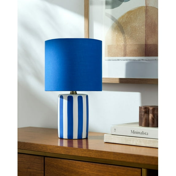 Mark&Day Table Lamps, Deandrae Modern Bedside Table Lamp for Nightstand Bedroom, Living Room or Office (13" H x 8" W x 8" D)