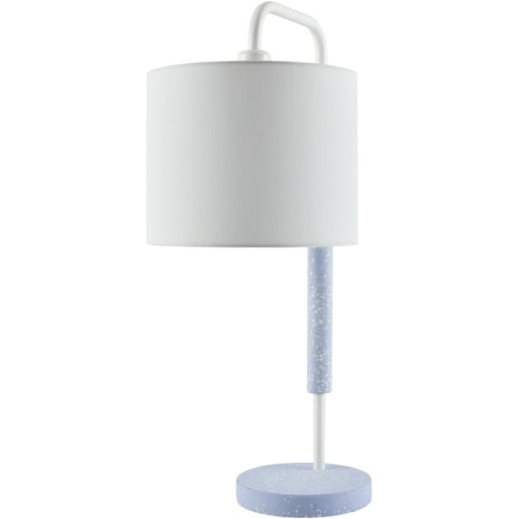 Mark&Day Table Lamps, Delila Modern Blue Bedside Table Lamp for Nightstand Bedroom, Living Room or Office (25" H x 10" W x 10" D)