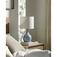 thumbnail image 1 of Mark&Day Table Lamps, Katerine Cottage Bright Blue Bedside Table Lamp for Nightstand Bedroom, Living Room or Office (21" H x 11" W x 11" D), 1 of 7