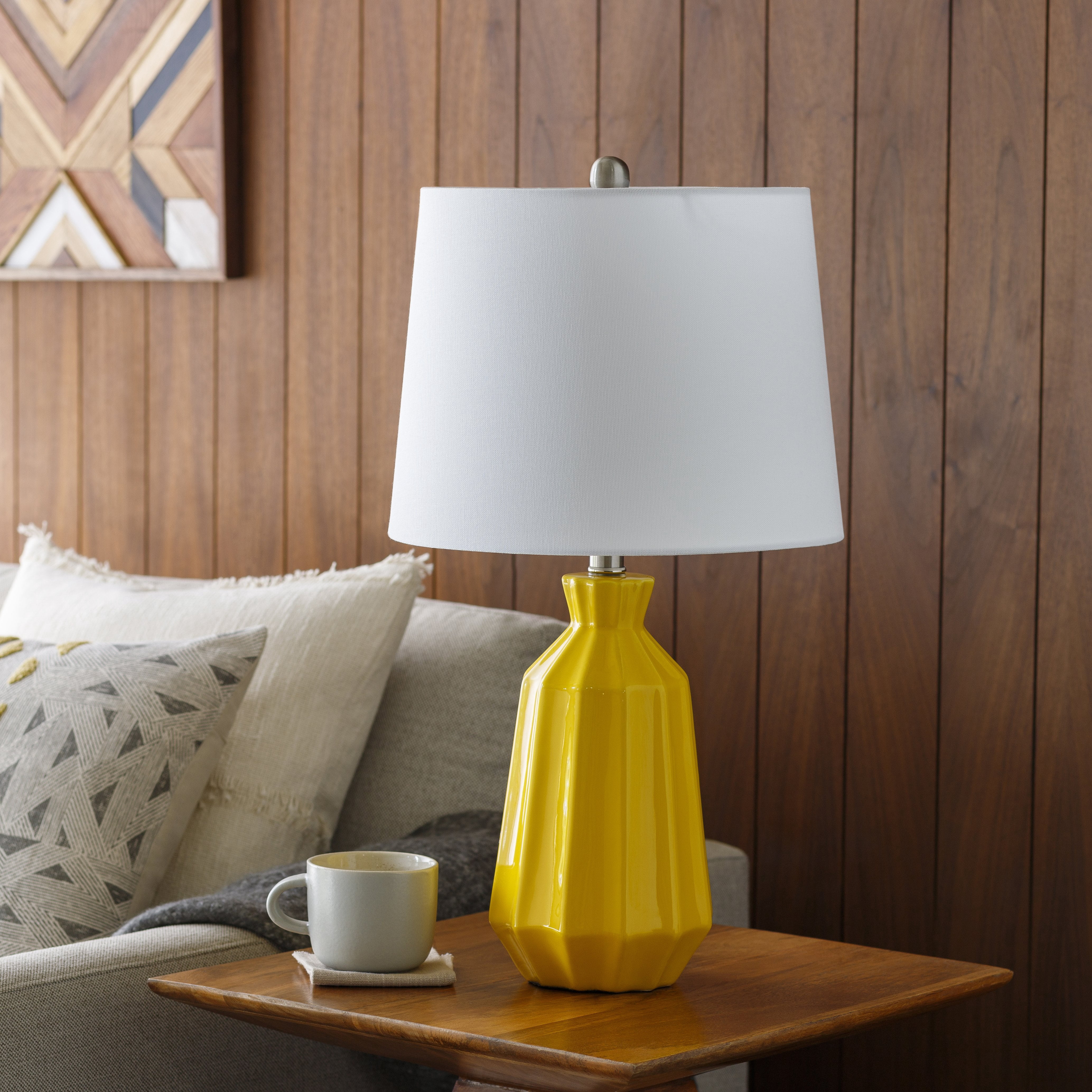 Mark&Day Table Lamps, Raseborg Modern Yellow Bedside Table Lamp for ...