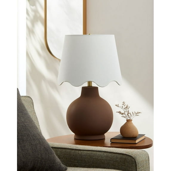 Mark&Day Table Lamps, Tomothy Traditional Bedside Table Lamp for Nightstand Bedroom, Living Room or Office (23" H x 14" W x 14" D)