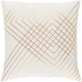 thumbnail image 1 of Mark&Day Pillows - Maaseik Cream Decorative Throw Pillow Cover for Couch Sofa Bed - 20x20 Modern Home Decor Cushion Covers for Living Room Bedroom (20" H x 20" W, No Fill), 1 of 2