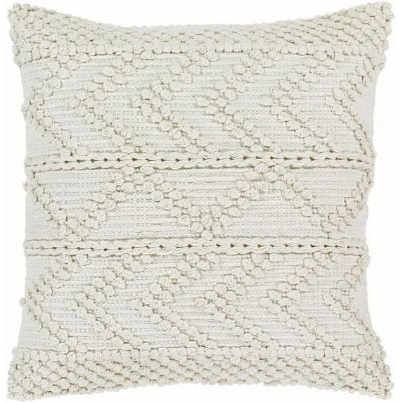 Mark&Day Throw Pillow Covers 22x22 Mijnden Cottage Cream Cushion Cover