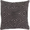 thumbnail image 1 of Mark&Day Pillows - Baars Charcoal Decorative Throw Pillow Cover for Couch Sofa Bed - 18x18 Modern Home Decor Cushion Covers for Living Room Bedroom (18" H x 18" W, Down Insert), 1 of 3
