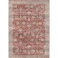 thumbnail image 1 of Mark&Day Washable Rugs, 10x13 Van Meter Traditional Rust Area Rug, Orange Red Beige Carpet for Living Room, Bedroom or Kitchen (9'10" x 13', Machine Washable), 1 of 2
