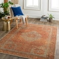 thumbnail image 1 of Mark&Day Washable Area Rugs, 2x3 Kontea Traditional Burnt Orange Area Rug (2' x 2'11"), 1 of 6