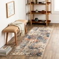 thumbnail image 1 of Mark&Day Washable Area Rugs, 2x7 Vera Cruz Modern Navy Runner Area Rug (2'7" x 7'3"), 1 of 2