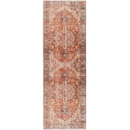 Loloi II Layla Printed Oriental Distressed Spice / Marine Area Rug ...