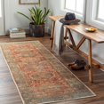 thumbnail image 1 of Mark&Day Washable Area Rugs, 2x8 Xeros Traditional Rust Runner Area Rug (2'7" x 7'10"), 1 of 6