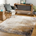 thumbnail image 1 of Mark&Day Washable Rugs, 4x6 Wakarusa Modern Beige Area Rug, Beige Brown Carpet for Living Room, Bedroom or Kitchen (4'3" x 5'11", Machine Washable), 1 of 2
