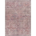 thumbnail image 1 of Mark&Day Washable Area Rugs, 5x7 Merrillville Traditional Brick Red Area Rug (5'3" x 7'3"), 1 of 7