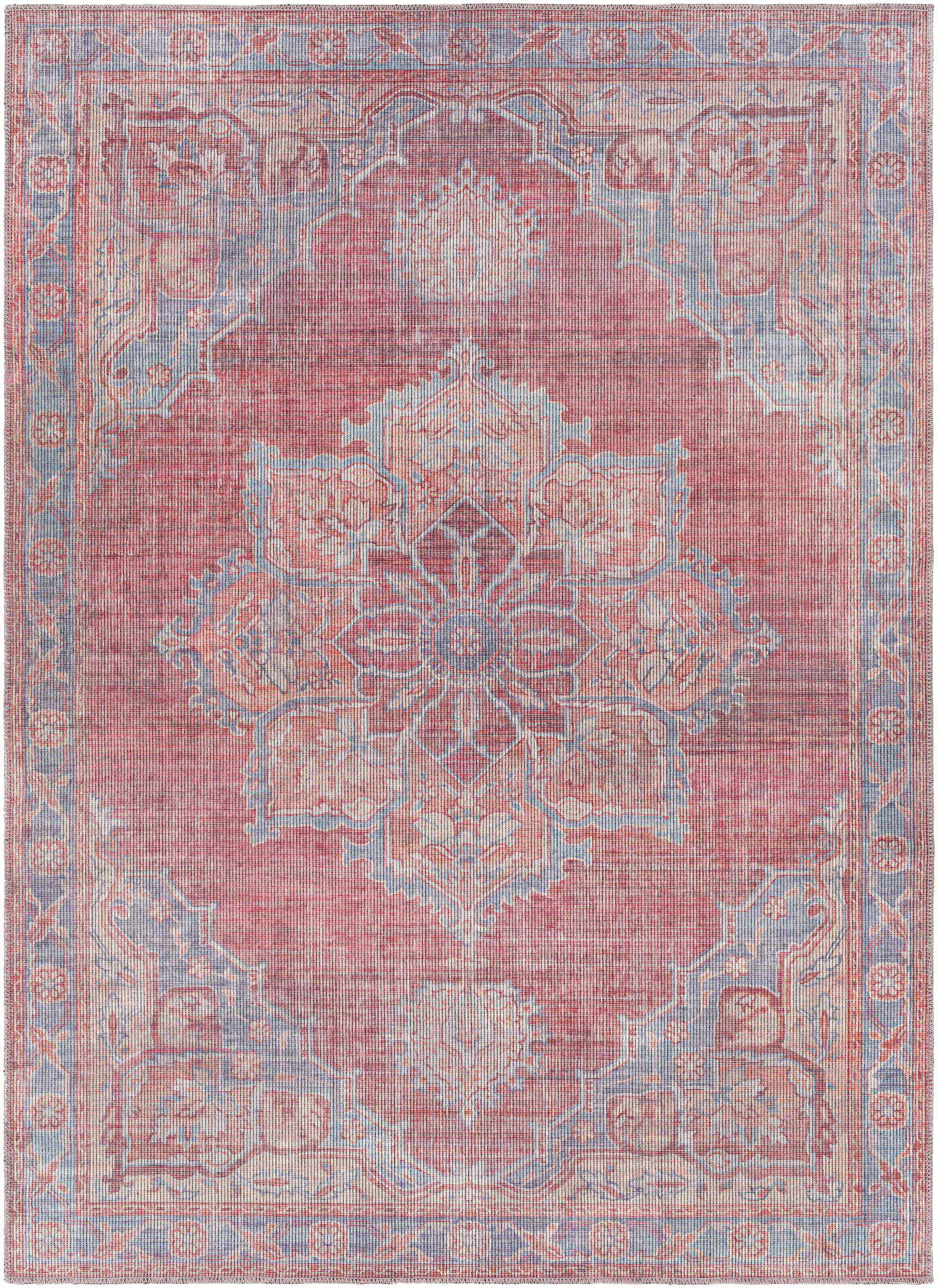 Mark Day Washable Area Rugs 5x7 Middlebury Traditional Pale Red Area mark-day-washable-area-rugs-5x7-middlebury-traditional-pale-red-area