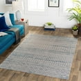 thumbnail image 1 of Mark&Day Washable Rugs, 5x7 West Terre Haute Global Medium Gray Area Rug, Grey Beige Blue Carpet for Living Room, Bedroom or Kitchen (5'3" x 7', Machine Washable), 1 of 7