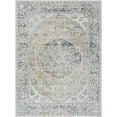 thumbnail image 1 of Mark&Day Washable Rugs, 6x9 Edmonson Traditional Camel Area Rug, Grey Beige Brown Carpet for Living Room, Bedroom or Kitchen (6'7" x 9', Machine Washable), 1 of 6