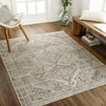 thumbnail image 1 of Mark&Day Washable Rugs, 6x9 Tonganoxie Traditional Light Beige Area Rug, Beige Grey Carpet for Living Room, Bedroom or Kitchen (6'7" x 9', Machine Washable), 1 of 6