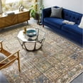 thumbnail image 1 of Mark&Day Washable Rugs, 8x10 West Dundee Traditional Mocha Area Rug, Brown Cream Carpet for Living Room, Bedroom or Kitchen (7'10" x 10'2", Machine Washable), 1 of 9