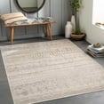 thumbnail image 1 of Mark&Day Washable Rugs, 9x12 Matt Global Ivory Area Rug, Ivory Beige Carpet for Living Room, Bedroom or Kitchen (9'3" x 12', Machine Washable), 1 of 6