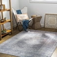 thumbnail image 1 of Mark&Day Washable Rugs, 9x12 McCordsville Traditional Slate Area Rug, Blue Grey Carpet for Living Room, Bedroom or Kitchen (9'3" x 12', Machine Washable), 1 of 10
