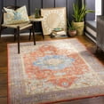 thumbnail image 1 of Mark&Day Washable Rugs, 9x12 Park Ridge Traditional Burnt Orange Area Rug, Orange Beige Carpet for Living Room, Bedroom or Kitchen (8'10" x 11'9", Machine Washable), 1 of 7