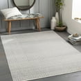 thumbnail image 1 of Mark&Day Washable Rugs, 9x12 Waynetown Global Gray Area Rug, Light Gray Carpet for Living Room, Bedroom or Kitchen (9'3" x 12',Machine Washable), 1 of 8