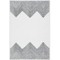 thumbnail image 1 of Mark&Day Washable Rugs, 2x3 Anneke Modern Off-White Area Rug, Off White Black Carpet for Living Room, Bedroom or Kitchen (2' x 2'11", Machine Washable), 1 of 2