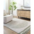 thumbnail image 1 of Mark&Day Washable Rugs, 2x3 Lyndsi Global Grass Green Area Rug, Green Light Beige Carpet for Living Room, Bedroom or Kitchen (2' x 2'11", Machine Washable), 1 of 7
