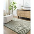 thumbnail image 1 of Mark&Day Washable Rugs, 2x3 Marcela Modern Grass Green Area Rug, Green Light Beige Carpet for Living Room, Bedroom or Kitchen (2' x 2'11", Machine Washable), 1 of 4