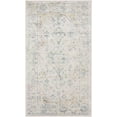 thumbnail image 1 of Mark&Day Washable Rugs, 3x7 Maurita Traditional Light Silver Runner Area Rug, Grey Silver Carpet for Hallway, Kitchen, Bedroom or Living Room (2'7" x 7'3" Runner, Machine Washable), 1 of 1