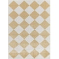 thumbnail image 1 of Mark&Day Washable Rugs, 3x7 Senior Modern Saffron Runner Area Rug, Beige Silver Carpet for Hallway, Kitchen, Bedroom or Living Room (2'7" x 7'3" Runner, Machine Washable), 1 of 6