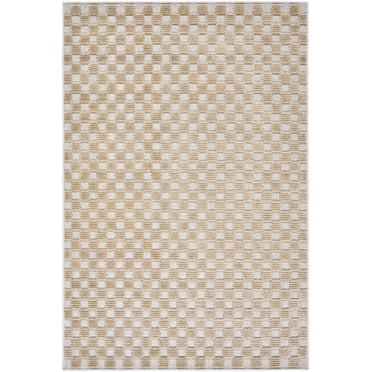 Mark&Day Washable Rugs, 5x7 Jozette Modern Light Brown Area Rug (5' x 7'2")
