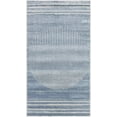 thumbnail image 1 of Mark&Day Washable Rugs, 7ft Round Elk Falls Modern Slate Blue Area Rug, Blue Grey Carpet for Living Room, Bedroom or Kitchen (6'7" Round, Machine Washable), 1 of 1