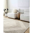 thumbnail image 1 of Mark&Day Washable Rugs, 8x10 Carissa Modern Light Brown Area Rug, Beige Brown Carpet for Living Room, Bedroom or Kitchen (7'10" x 10'1", Machine Washable), 1 of 7