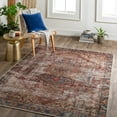 thumbnail image 1 of Mark&Day Washable Rugs, 8x10 Lefkara Traditional Burgundy Area Rug, Red Beige Grey Carpet for Living Room, Bedroom or Kitchen (7'10" x 10'2", Machine Washable), 1 of 6