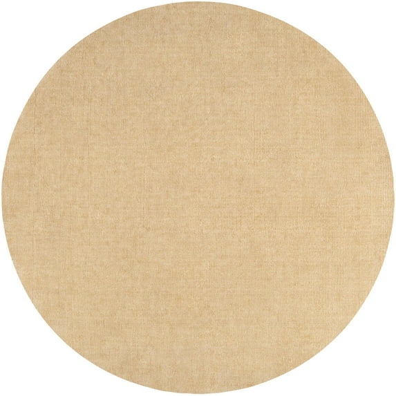 Mark&Day Wool Rugs, 10ft Round Rennes Modern Beige Area Rug, Brown Carpet for Living Room, Bedroom or Kitchen (9'9" Round)