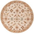thumbnail image 1 of Mark&Day Wool Rugs, 10ft Round Vauxhall Traditional Khaki Area Rug, Green Beige Cream Carpet for Living Room, Bedroom or Kitchen (9'9" Round), 1 of 4