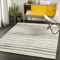 thumbnail image 1 of Mark&Day Wool Rugs, 12x18 Kerkeind Global Charcoal Area Rug, Grey Beige Black Carpet for Living Room, Bedroom or Kitchen (12' x 18'), 1 of 8