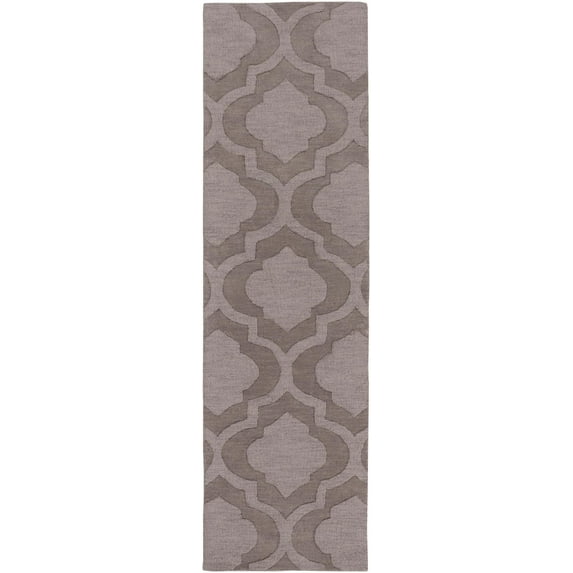 Mark&Day Wool Rugs, 2x14 Bergerac Modern Taupe Runner Area Rug, Grey Carpet for Hallway, Kitchen, Bedroom or Living Room (2'3" x 14' Runner)