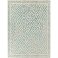 thumbnail image 1 of Mark&Day Wool Rugs, 2x3 Ashland Modern Teal/Beige Area Rug, Green Beige Carpet for Living Room, Bedroom or Kitchen (2' x 3'), 1 of 2