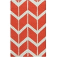 thumbnail image 1 of Mark&Day Wool Rugs, 2x3 Dyer Modern Red/Bright Orange Area Rug, Orange Beige Carpet for Living Room, Bedroom or Kitchen (2' x 3'), 1 of 4