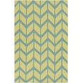 thumbnail image 1 of Mark&Day Wool Rugs, 2x3 Dyer Modern Teal Blue Area Rug, Green Blue Brown Carpet for Living Room, Bedroom or Kitchen (2' x 3'), 1 of 4