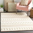 thumbnail image 1 of Mark&Day Wool Rugs, 2x3 Godalming Global Pale Pink Area Rug, Cream Pink Carpet for Living Room, Bedroom or Kitchen (2' x 3'), 1 of 6