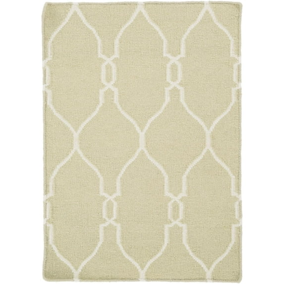 Mark&Day Wool Rugs, 2x3 Hendon Modern Beige Area Rug, Green Beige Carpet for Living Room, Bedroom or Kitchen (2' x 3')