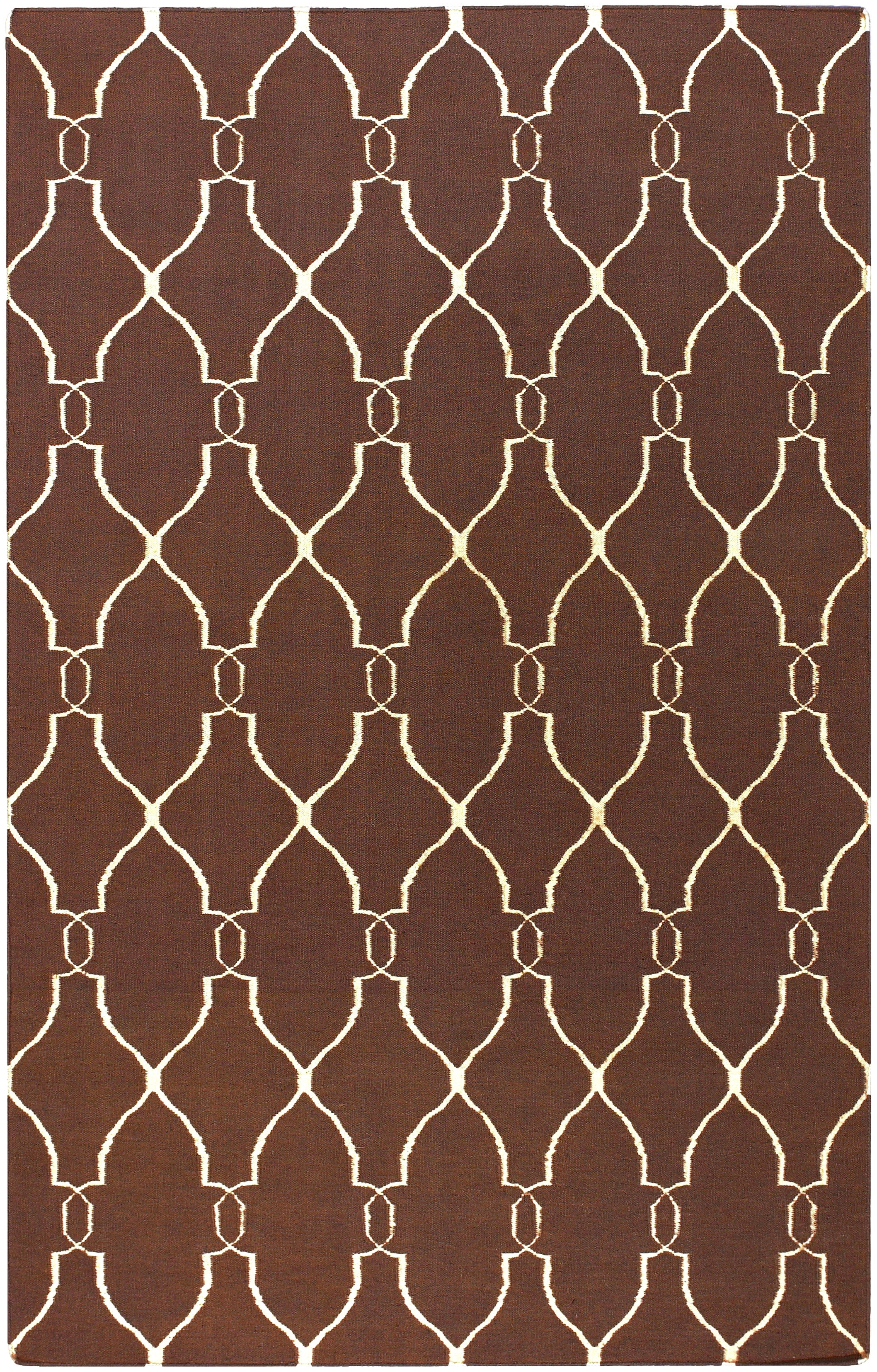 Hendon Dark Brown Wool Hand-knotted 2' x 3' Area Rug