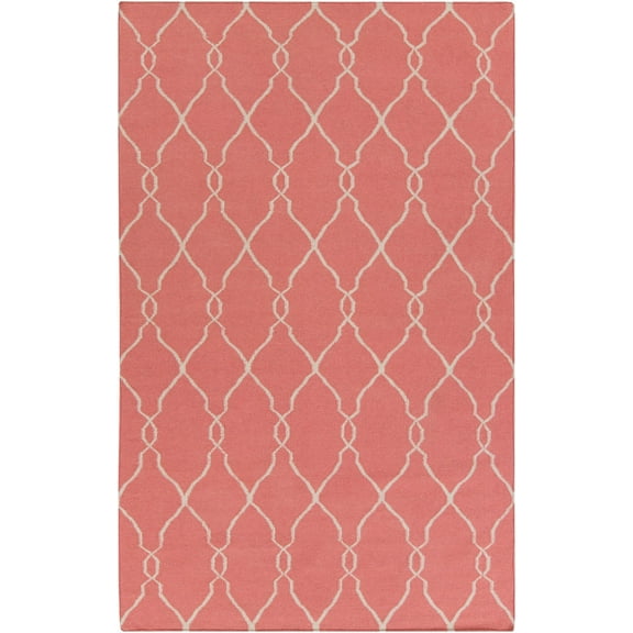 Mark&Day Wool Rugs, 2x3 Hendon Modern Rose Area Rug, Pink Ivory Carpet for Living Room, Bedroom or Kitchen (2' x 3')