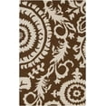 thumbnail image 1 of Mark&Day Wool Rugs, 2x3 Kaathoven Traditional Dark Brown/Ivory Area Rug, Brown Ivory Carpet for Living Room, Bedroom or Kitchen (2' x 3'), 1 of 6