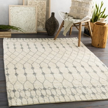 Mark&Day Wool Area Rugs, 2x3 Quincy Global Cream Area Rug (2' x 3')
