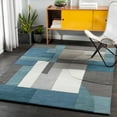 thumbnail image 1 of Mark&Day Wool Area Rugs, 2x3 Veldhuis Modern Bright Blue Area Rug (2' x 3'), 1 of 7