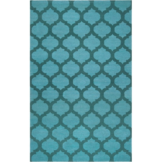 Mark&Day Wool Area Rugs, 2x3 Wigton Cottage Teal Area Rug (2' x 3')