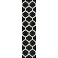 thumbnail image 1 of Mark&Day Wool Rugs, 2x8 Auburndale Modern Black/Light Gray Runner Area Rug, Black Grey Carpet for Hallway, Kitchen, Bedroom or Living Room (2' x 8' Runner), 1 of 2